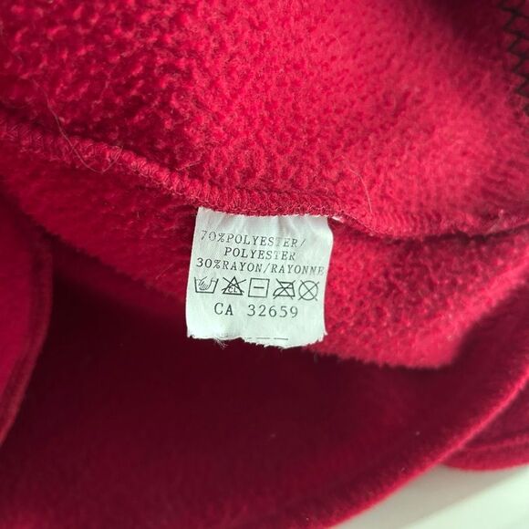 Vintage Y2K Transit Red Women's Cardigan Sweater Size L - Picture 12 of 16